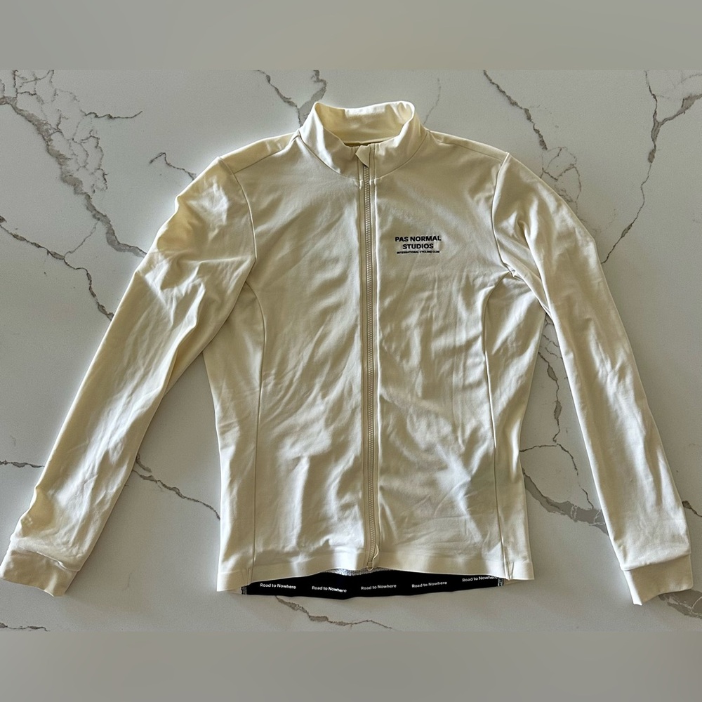 Pas Normal Studios Women's Mechanism Long Sleeve Jersey Large Off White/Cream